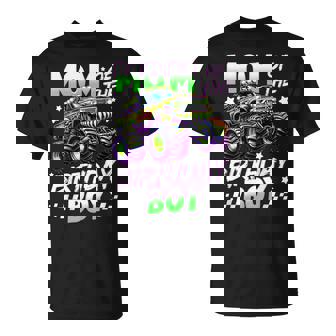 Mom Of The Birthday Boy Monster Truck Family Matching Party T-Shirt | Seseable CA