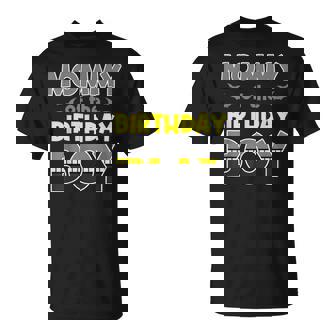 Mommy Of The Birthday Boy Bat Family Party Theme Boys T-Shirt - Monsterry