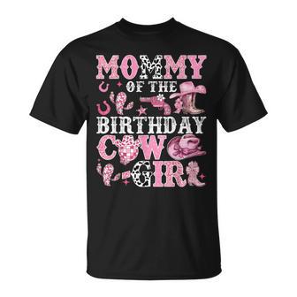 Mommy Of The Birthday Cow-Girl Rodeo Cow Girl Birthday T-Shirt | Mazezy