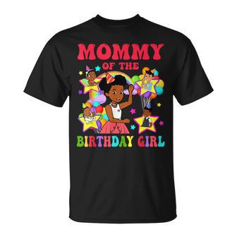 Mommy Of Birthday Girl Gracie Pink Doll Family Decorations T-Shirt - Thegiftio UK