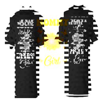 Mommy Of The Birthday Girl Sunflower Party Family Matching T-Shirt - Thegiftio