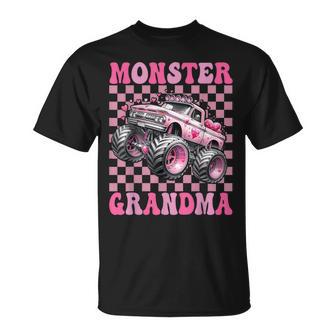 Monster Truck Grandma Family Matching Monster Trucks Bday T-Shirt | Seseable CA