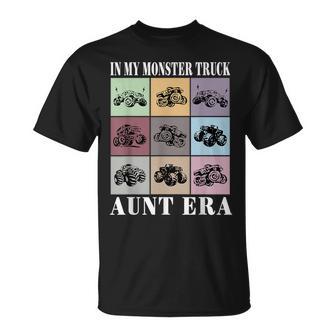 In My Monster Trucks Aunt Era T-Shirt | Mazezy