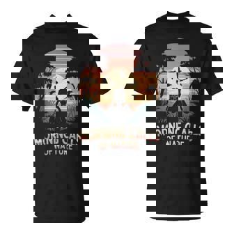 Morning Calls Of Nature Birdwatching Sunrise Moments T-Shirt | Mazezy