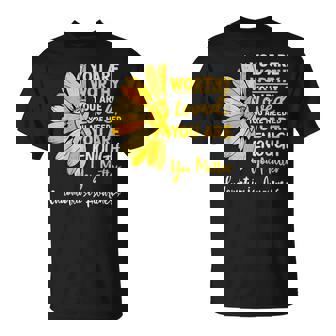 Motivational Endometriosis Awareness Yellow Ribbon Endo T-Shirt - Thegiftio