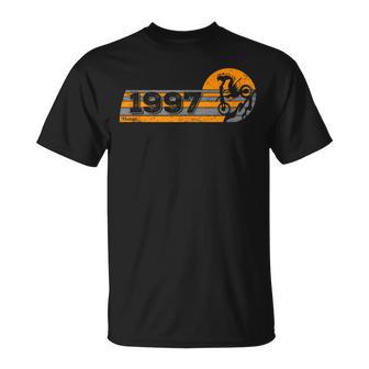 Motorcross Motorcycle Vintage 1997 Birthday Dirtbike Pitbike Tank Top T-Shirt | Mazezy