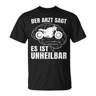 Motorrad Im Kopf Geschenkidee Für Biker Und Motorsportler T-Shirt - Geschenkecke