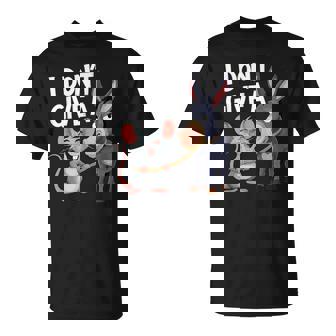 Mouse And Donkey Sarcastic Animal T-Shirt - Monsterry