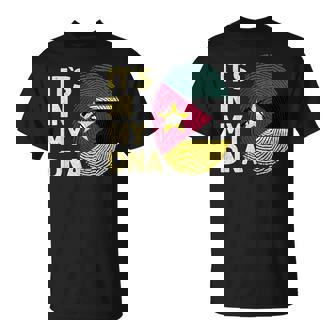 Mozambique In My DNA Mozambican Flag Team Mozambique T-Shirt | Mazezy