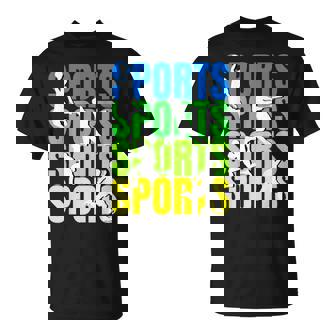 Multi-Sport Enthusiast Basketball Baseball Soccer Football T-Shirt - Thegiftio