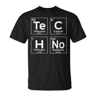 Música Techno Tabla Periódica De Elementos Rave Camiseta unisex - Regaloses