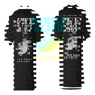 Myrtle Beach South Carolina Sea Turtle Surfer Scuba Diving Tank Top T-Shirt | Mazezy