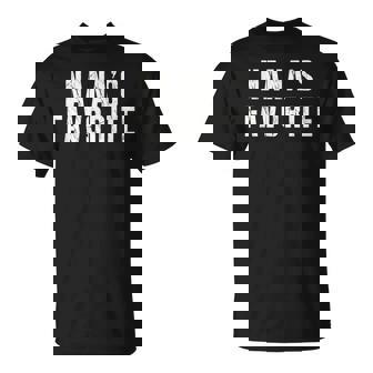 Nana's Favorite T Grandma Grandparent Grandchild T-Shirt | Mazezy