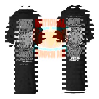 National Pumpkin Day October 26th T-Shirt | Mazezy