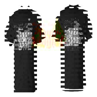 Naughty List Cat Christmas I Regret Nothing Santa Cat Xmas T-Shirt | Mazezy