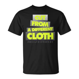Neon Yellow Black Cool Grey Graphic Match T-Shirt - Monsterry