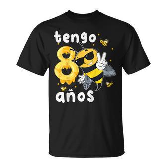 Niños Ya Tengo 8 Años Cumpleañero Abeja 8 Cumpleaños Camiseta unisex - Regaloses