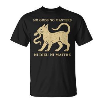No Gods No Masters T-Shirt - Thegiftio UK