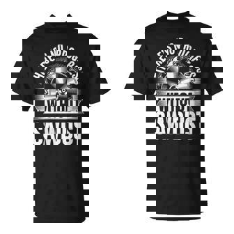 No Progress Without Sawdust Carpenter Woodworking T-Shirt | Mazezy