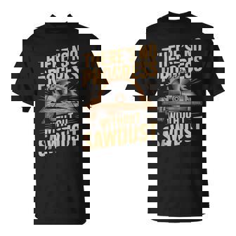 No Progress Without Sawdust Woodworking Carpenter Tank Top T-Shirt | Mazezy