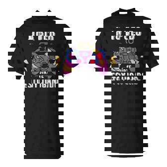 No Puedo Oírte Estoy Jugando De Juego Gamer Manga Larga Camiseta unisex - Regaloses