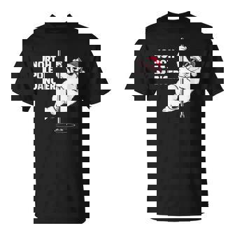 North Pole Dancer Bear With Sunglasses Santa Hat Tank Top T-Shirt | Mazezy