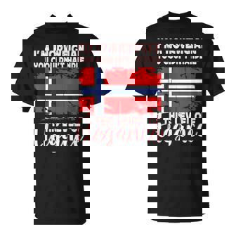 Norway Flag Proud Elegant Norwegian Boyfriend Girlfriend T-Shirt | Mazezy