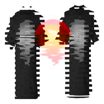 Nudibranch Sunset Mollusk Biologist Sea Slug Aquarist Marine T-Shirt | Mazezy