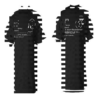 Número Pi Más Fácil Que Calcular La Definición Amantes De Las Matemáticas Camiseta unisex - Regaloses
