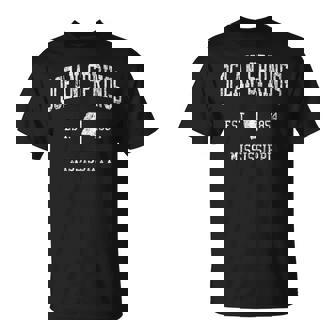 Ocean Springs MS J01 Vintage Athletic Sports T-Shirt | Mazezy