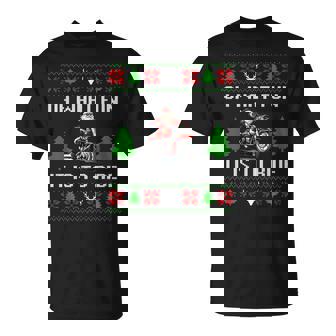 Oh What Fun It Is To Ride Motorcycle Santa Ugly Christmas T-Shirt | Mazezy