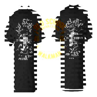 Oldchool Walkman Rocknroll And Music Tシャツ - Kawaiitshirt