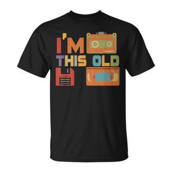 I Am This Oldintage Retro Kassette 80Er 90Er Geburtstag T-Shirt - Geschenkecke