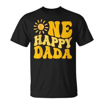 One Happy Dada Of The Birthday First Trip Around The Sun T-Shirt - Thegiftio UK