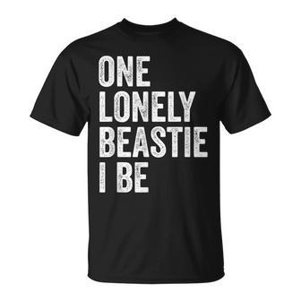 One Lonely Beastie I Be Quote Sarcastic T-Shirt - Thegiftio UK
