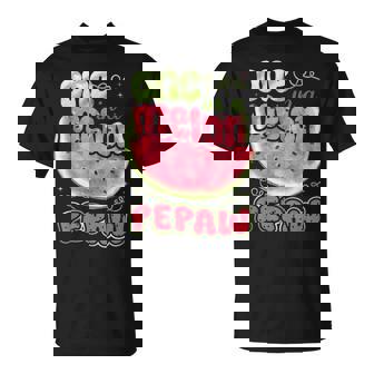 One In a Melon Pepaw 1st Birthday Party Family Matching T-Shirt | Mazezy