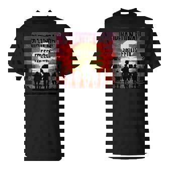 Operation Iraqi Freedom With Operations On Back T-Shirt | Mazezy