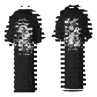 Opossum Racoon Selfie Meme Wild West Possum Graphic T-Shirt | Seseable FR