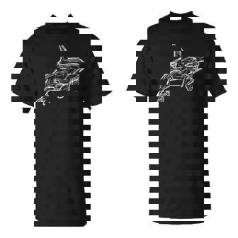 Orca Arte Lineal Ballena Orca Camiseta unisex - Regaloses