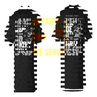 Order Of The Amaranth Faith Hope Serve Ladies Masonic Court Tank Top T-Shirt | Mazezy