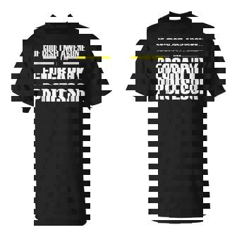 The Original Awesome Geography Professor Tank Top T-Shirt | Mazezy