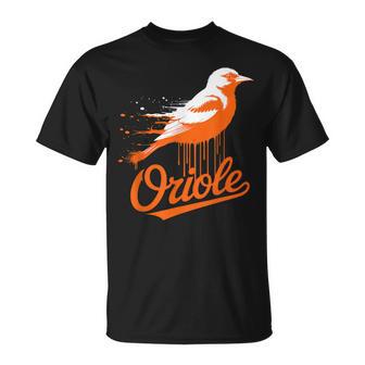Oriole Retro Vintage For Boy Girl Bird T-Shirt | Seseable CA
