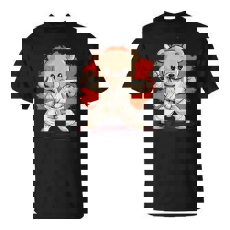 Oso De Peluche De Karate Para Una Divertida Aventura De Artes Marciales Camiseta unisex - Regaloses