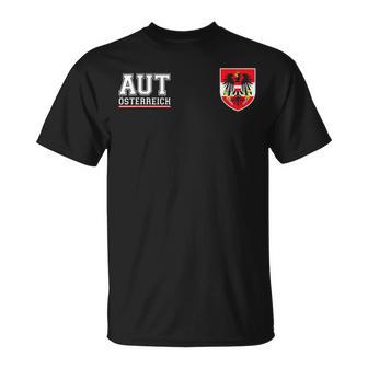 Österreich Fan Austria Flag Aut Team T-Shirt - Seseable