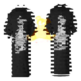 Ours En Peluche Dj Boombox Paran Franciscotreet Artist Zamiro T-Shirt - Cadeauxyz