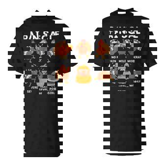 Pain Scale Turkey Thanksgiving T-Shirt | Mazezy