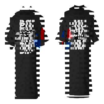 Panama Dominican Republic Flag Panamanian Roots T-Shirt | Mazezy