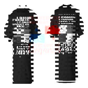 Panama Flag Proud Elegant Panamanian Boyfriend Girlfriend T-Shirt | Mazezy