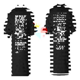 Panamanian Queen Panamanian Wife Girlfriend Panama Flag T-Shirt | Mazezy