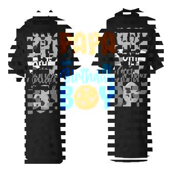 Papa Of The Birthday Boy Milk And Cookies 1St Birthday T-Shirt | Mazezy